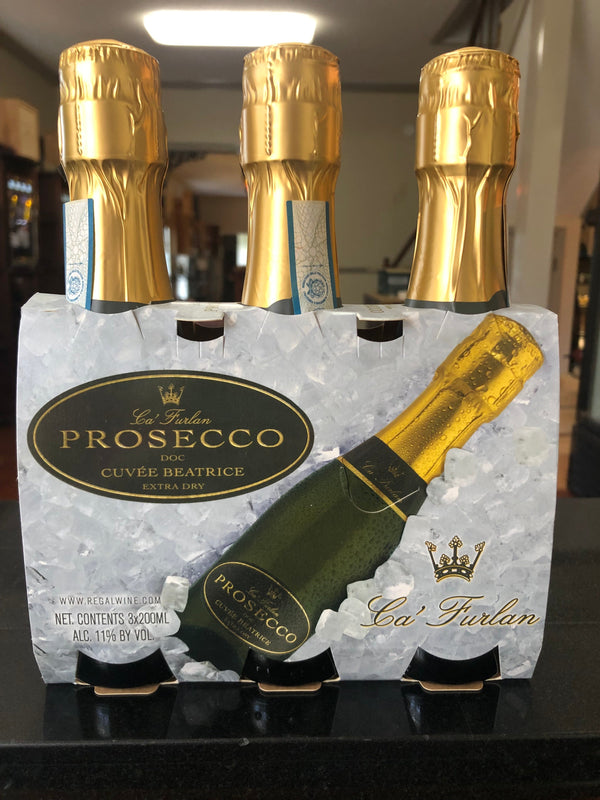 Ca Furlan Beatrice 3 pack 200 ml Prosecco Southern Napa Fine