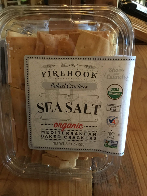 Firehook Sea Salt Baked Crackers