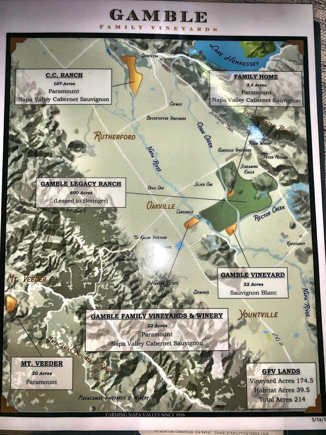 Update #3 from Premiere Napa Valley...Corley Family Monticello Vineyards & Gamble Family Vineyards