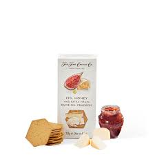 Gourmet Foods International Food The Fine Cheese Co. Fig, Honey & Extra Virgin Olive Oil Crackers