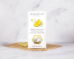 Gourmet Foods International Food The Fine Cheese Co. Lemon & Sea Salt Crackers