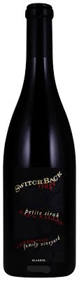 Rush Wine Switchback Ridge Petite Sirah