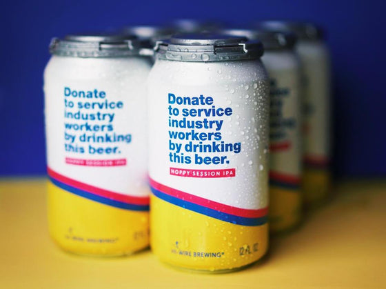 Hi-Wire Brewing Donate to Service Industry Workers by Drinking this Beer Session IPA