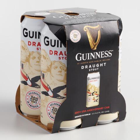 Guinness 4 pk cans