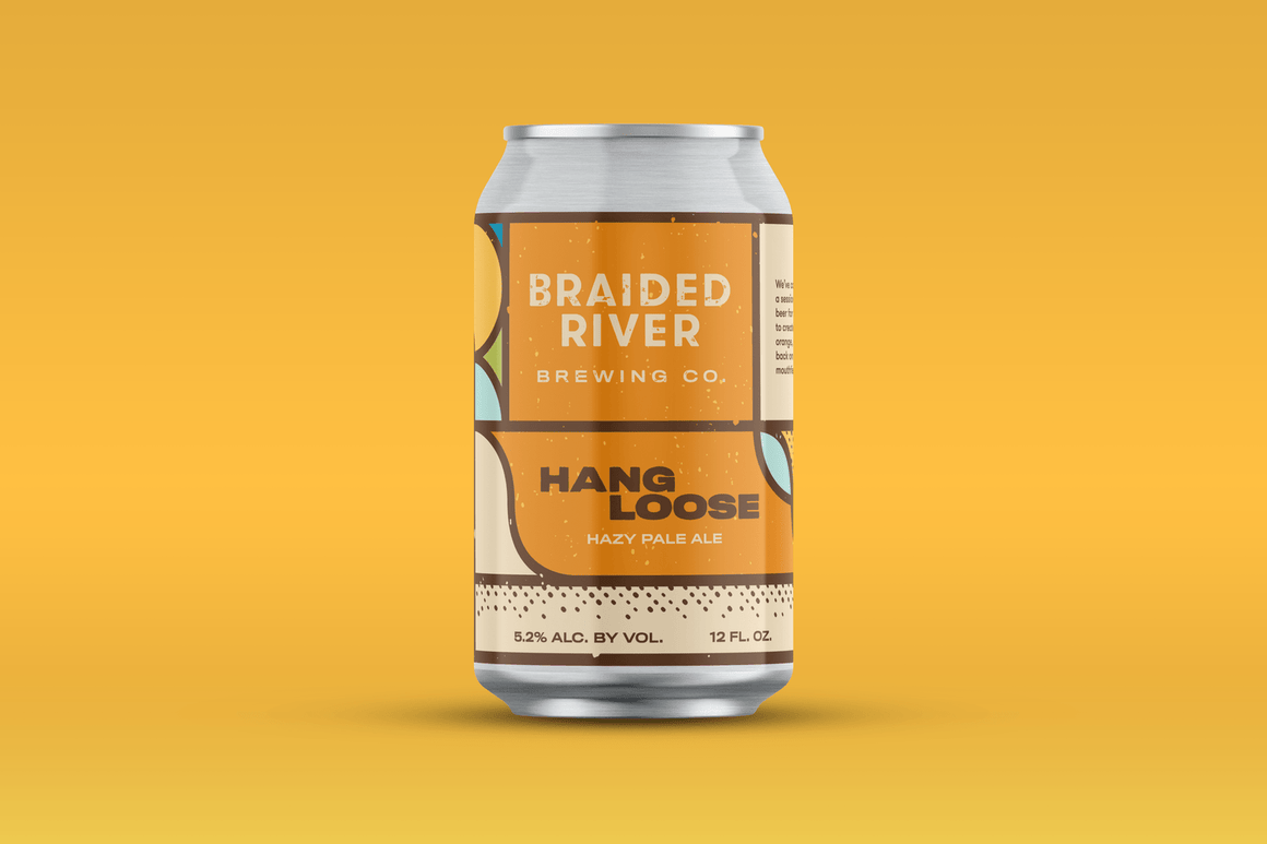 Bud-Busch Beer Braided River Hang Loose Hazy IPA