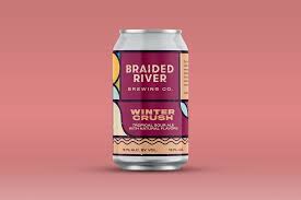 Bud Busch Beer Braided River Winter Crush