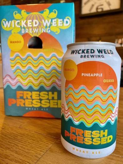 Bud Busch Beer Wicked Weed Fresh Pressed Wheat Ale with Mango, Pineapple, and Guava