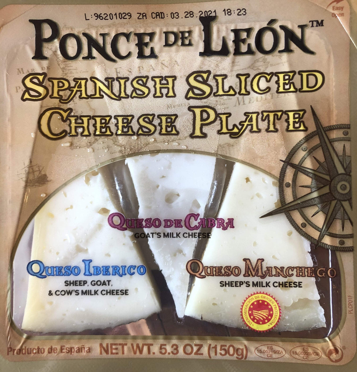 Gourmet Foods International Cheese Spanish Sliced Cheese Plate