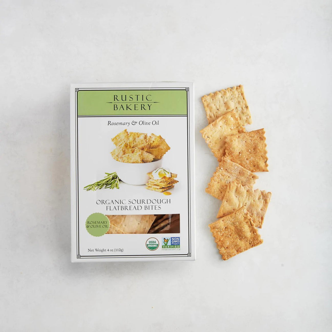 Gourmet Foods International Food Items Rustic Bakery Rosemary & Olive Oil Bites