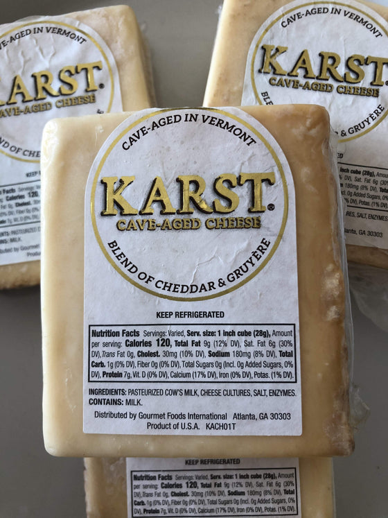Karst Cave-Aged Cheddar & Gruyere Blend Cheese 8oz