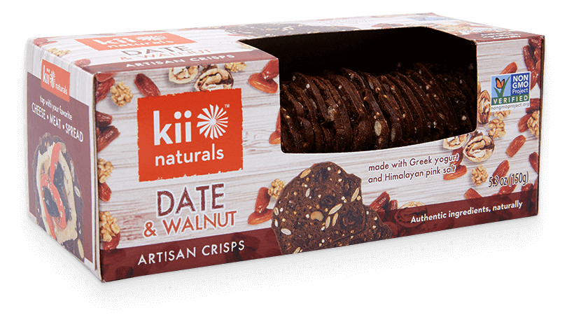 Gourmet Foods International Food Kii Date & Walnut Crisps