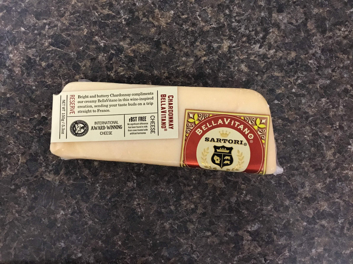 Gourmet Foods International Food Sartori Chardonnay BellaVitano Cheese