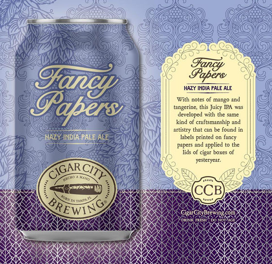 Gulf Distributing Beer Cigar City Brewing Fancy Papers Hazy IPA