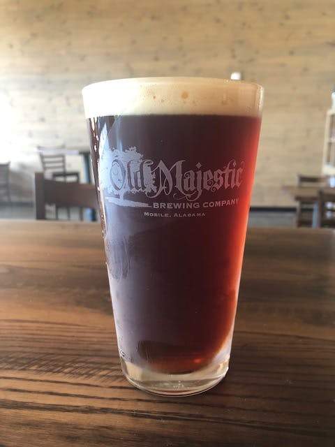 Gulf Distributing Beer Old Majestic Amber Waves of Grain Amber Ale