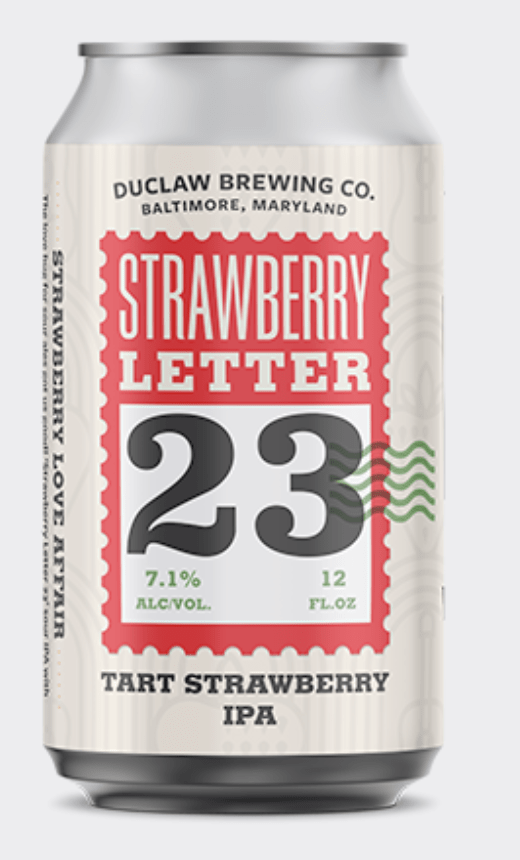 International Beer Duclaw Strawberry Letter 23 Sour IPA 6pk