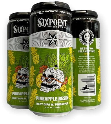 International Wines Beer Sixpoint Brewery Pineapple Resin