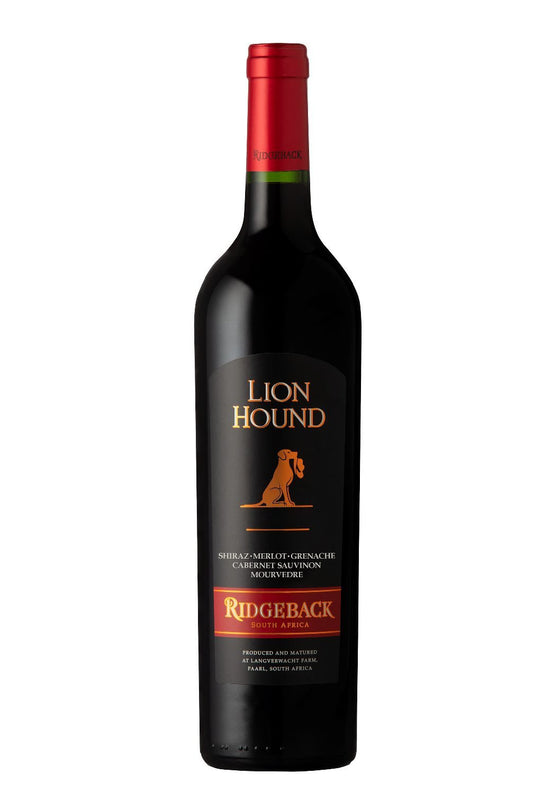 M & J Wines Wine Ridgeback Lion Hound Red
