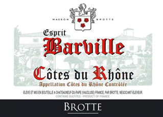 Pinnacle Imports Wine Brotte Cotes du Rhone Esprit Barville