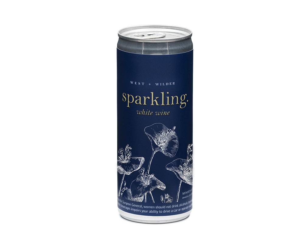 Pinnacle Imports Wine West + Wilder Sparkling White 3pk cans
