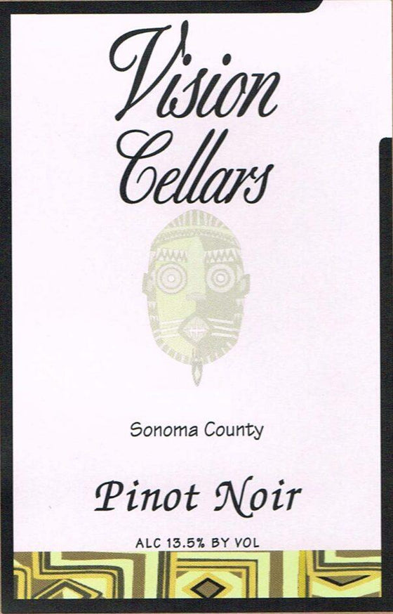 Rush wine Vision Cellars Sonoma County Pinot Noir